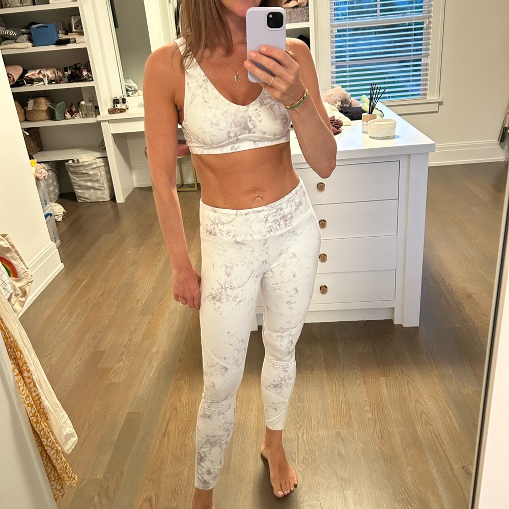 Varley matching leggings and crop top